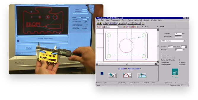 Flow waterjet software